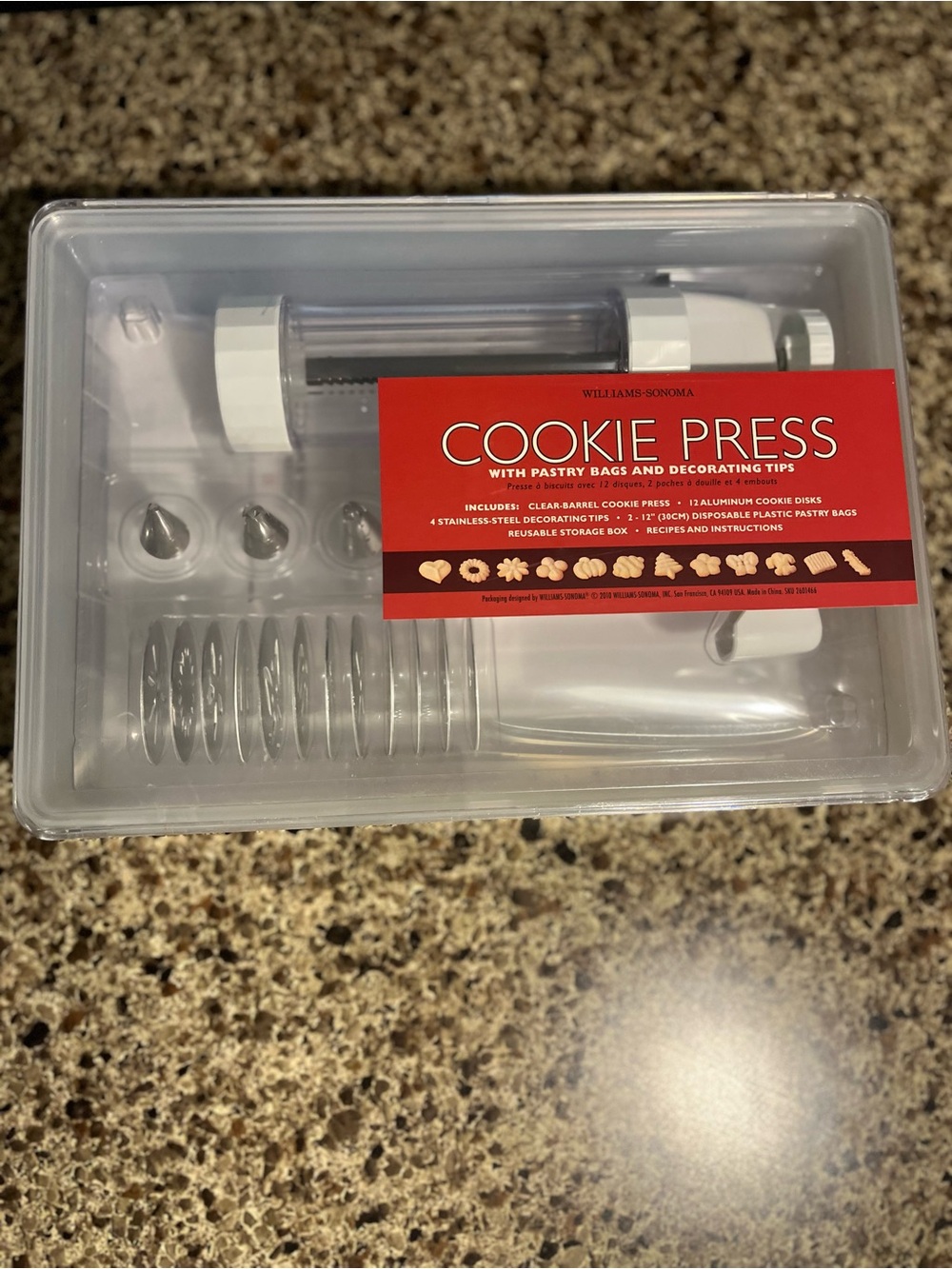 William Sonoma cookie press